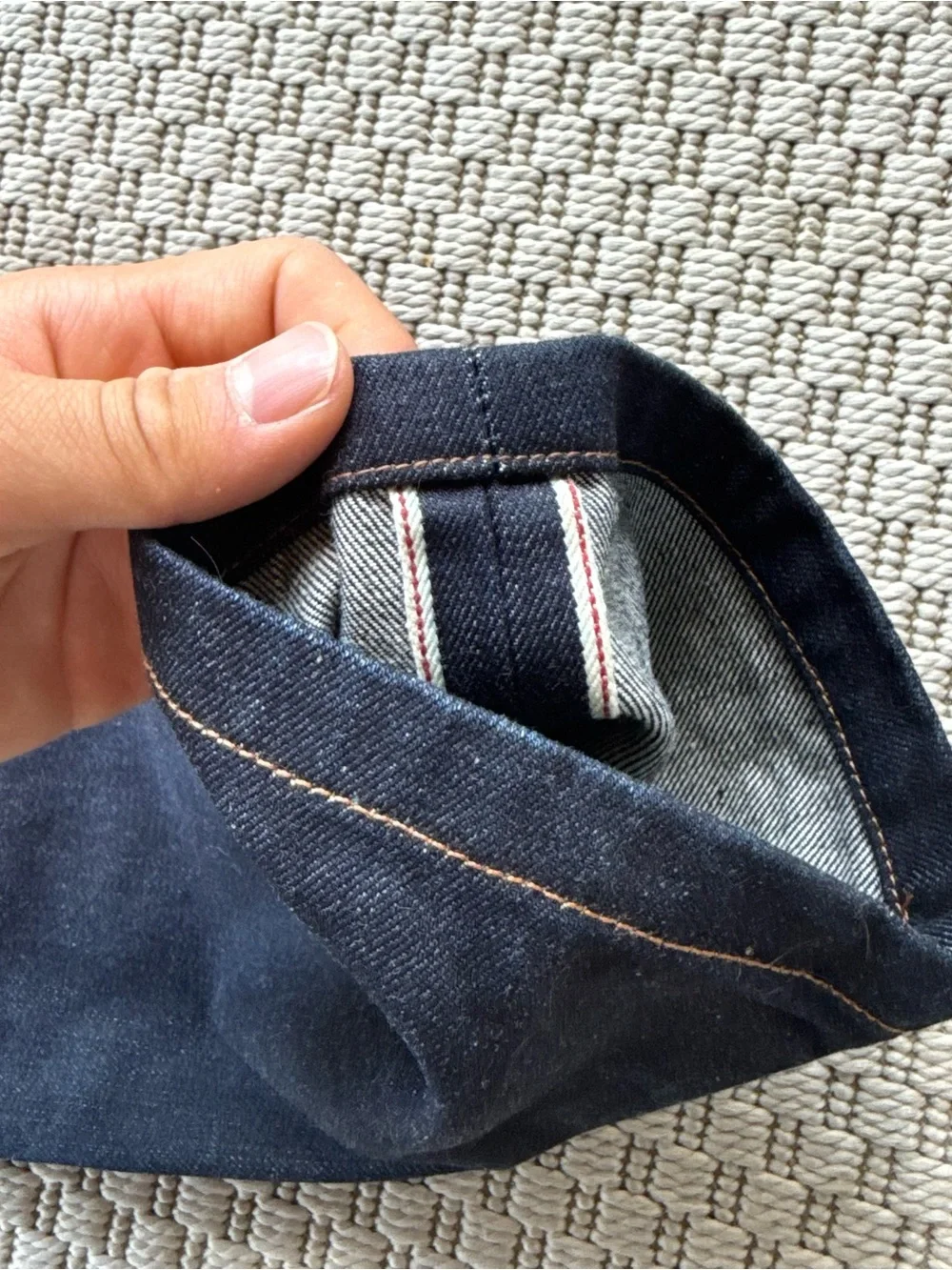 Earnest sewn selvedge denim skinny straight leg jeans size 33